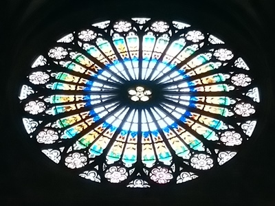 ストラスブール大聖堂のバラ窓