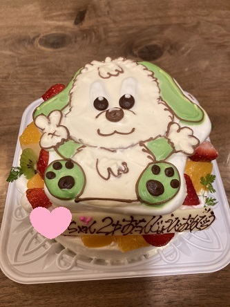 Rちゃんのケーキ