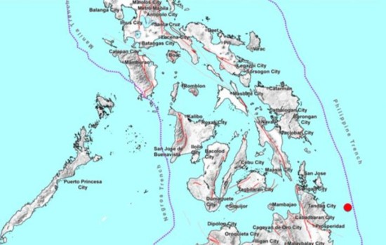 M5 earthquake Surigao del Sur