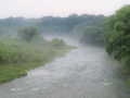霧立つ川