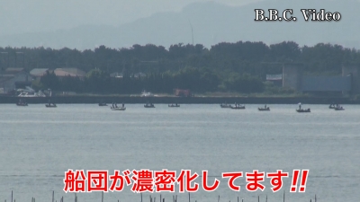 土曜日は大賑わいの琵琶湖南湖!! 船団が濃密化してます #今日の琵琶湖（YouTubeムービー）