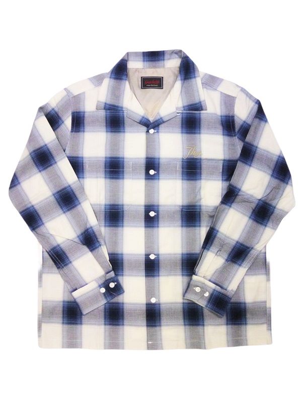 GANGSTERVILLE THUG-L/S CHECK SHIRTS