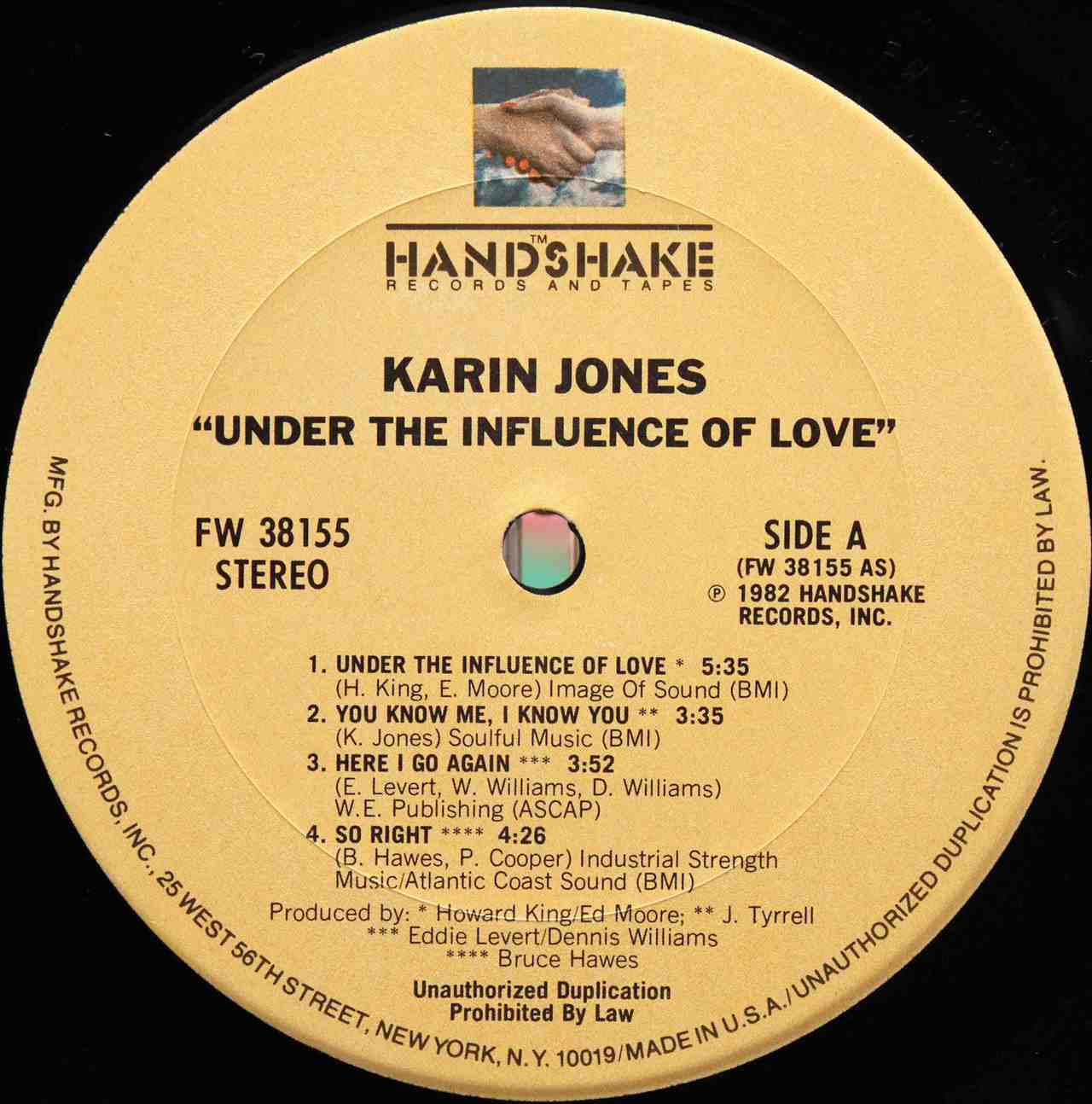 Karin Jones ‎– Under The Influence Of Love LP 03_R