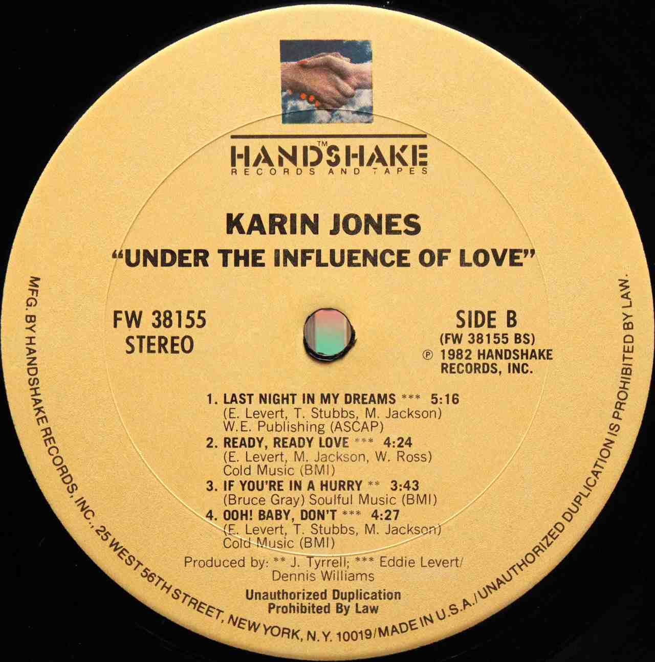 Karin Jones ‎– Under The Influence Of Love LP 04_R