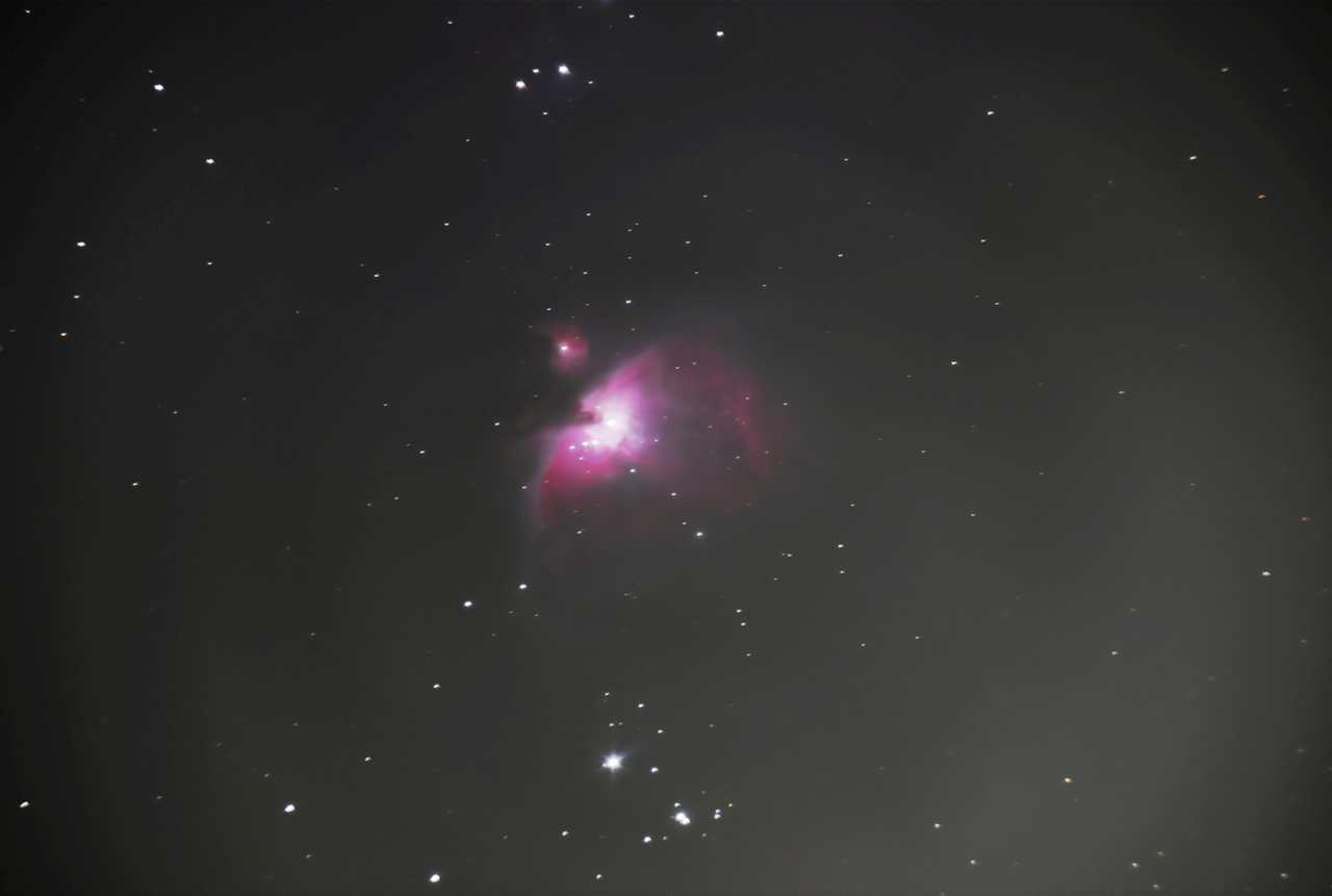 スタークエスト 13cmF5で撮影したオリオン大星雲