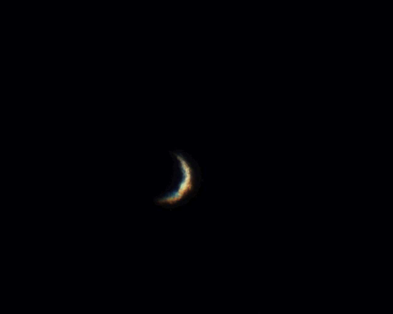 クリスマスイブの金星、撮って出しジラジラ 2021年12月