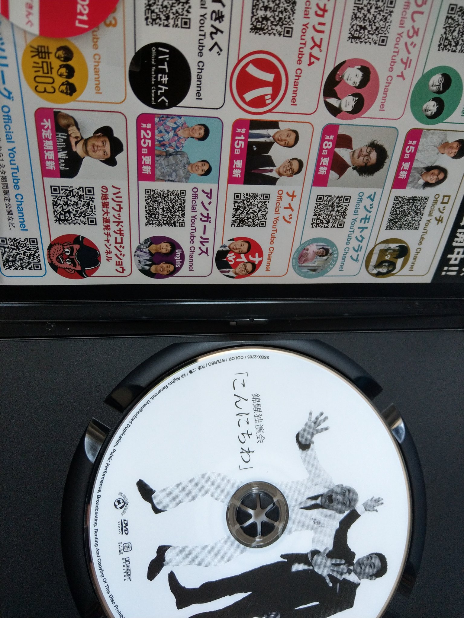 錦鯉　単独　DVD