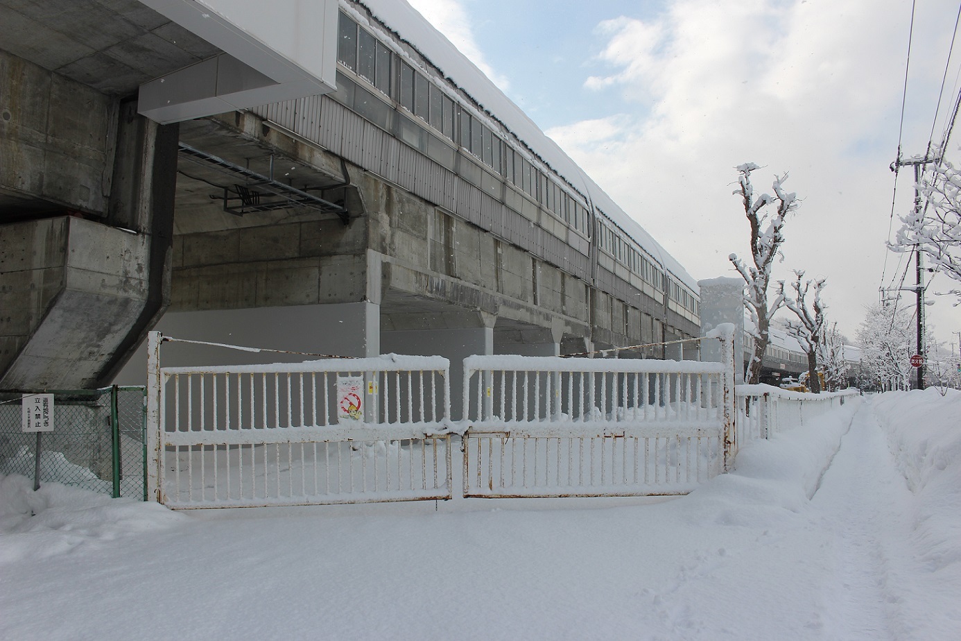 札幌市電M101＠交通資料館搬入後a11