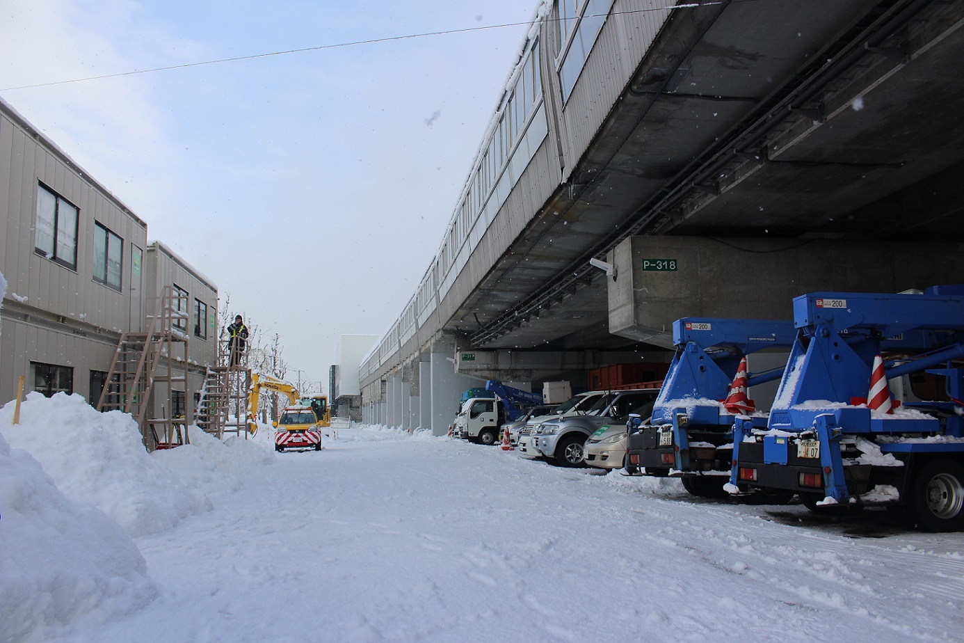 札幌市交通資料館の除雪基地a02