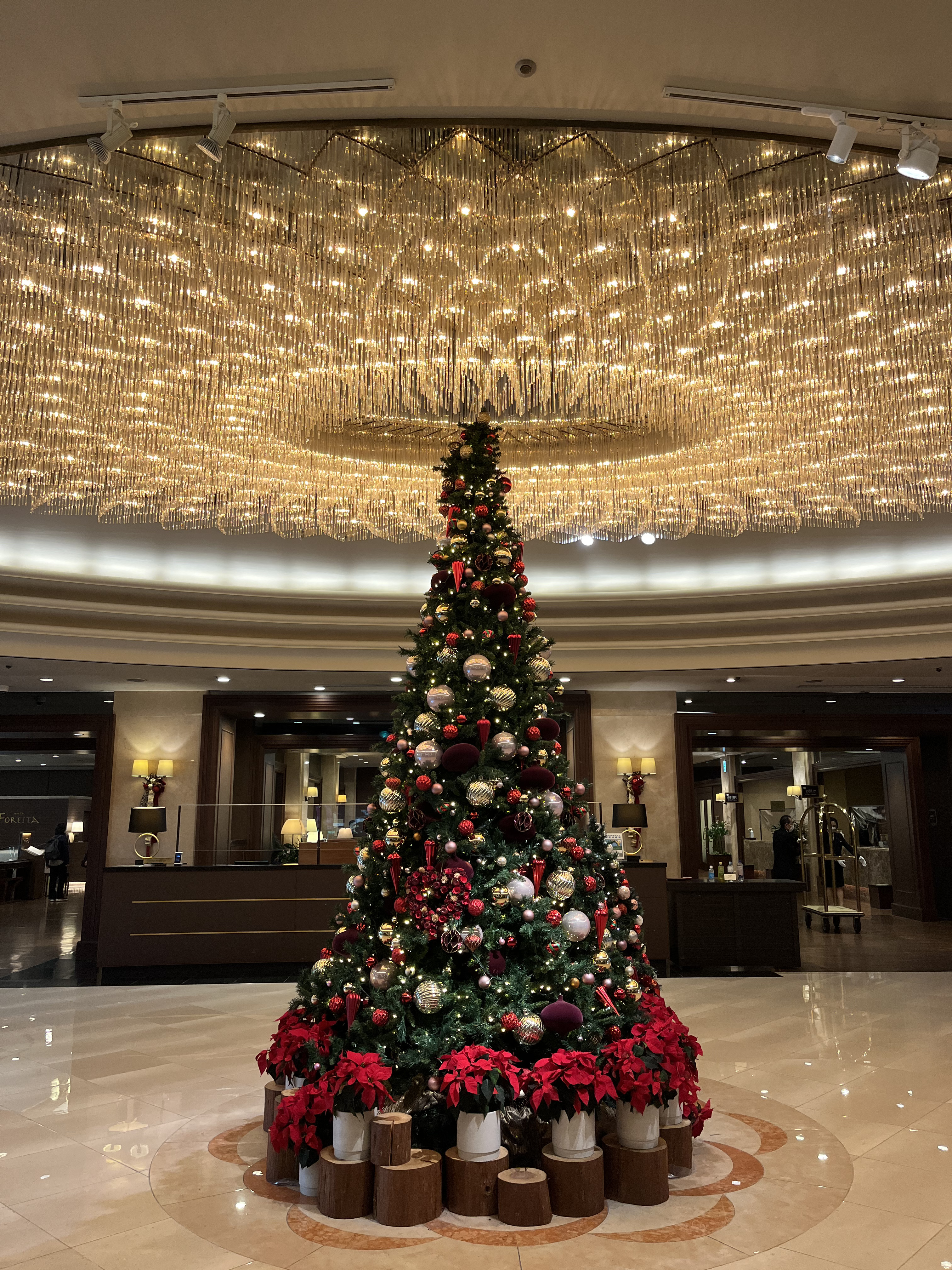 ホテル椿山荘のクリスマスツリー