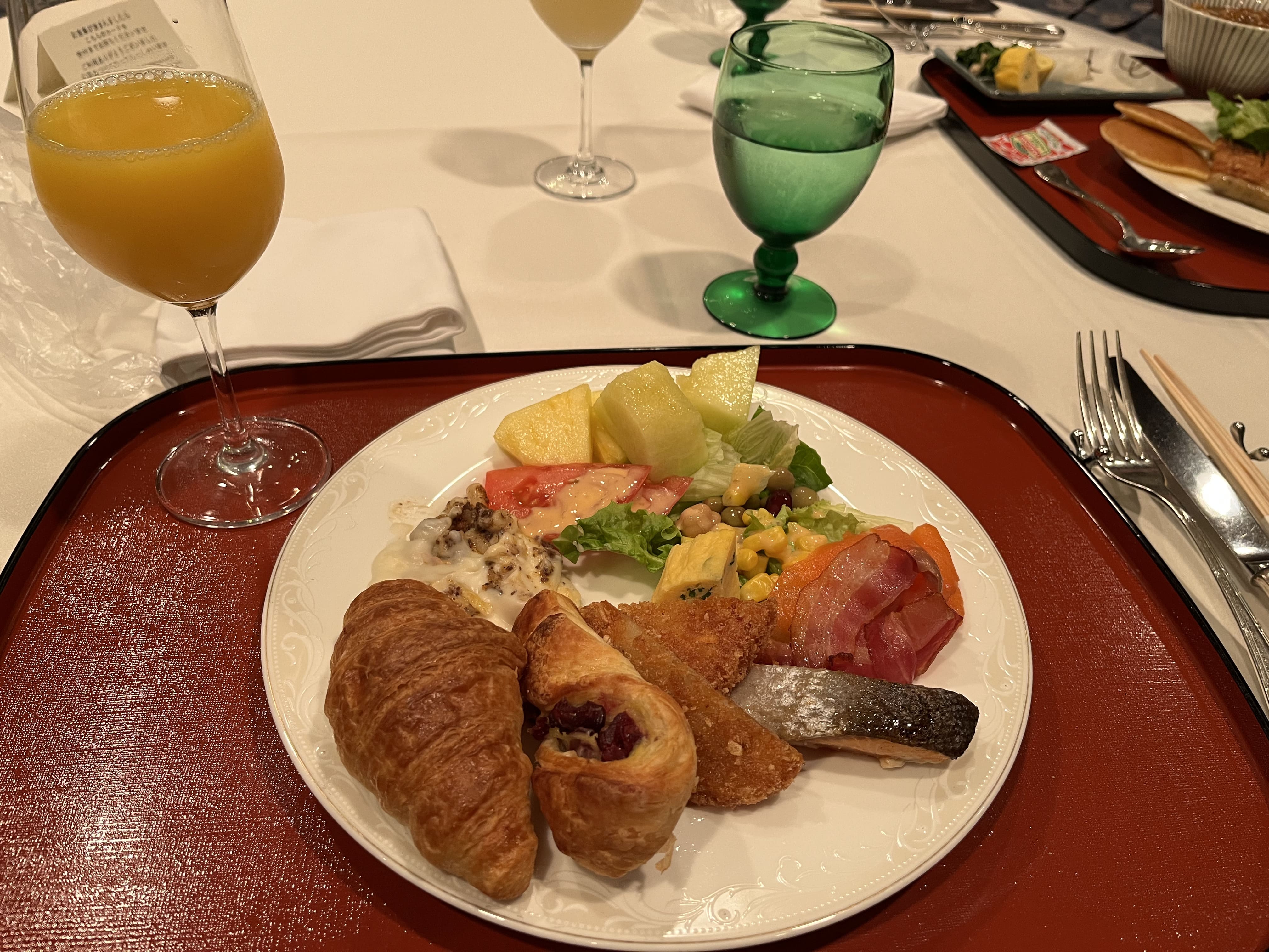 ホテル椿山荘の朝食ビュッフェ