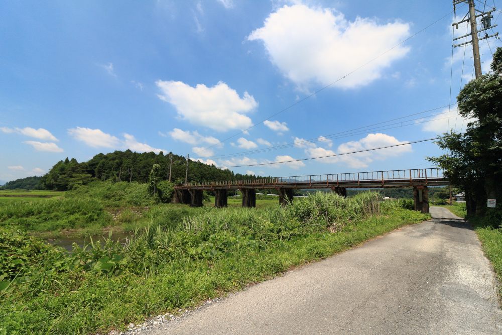 三岐鉄道北勢線　無名の鉄橋の画像