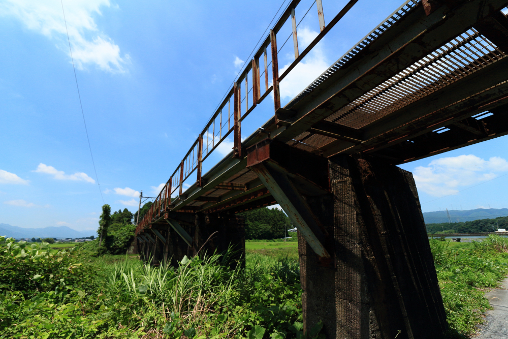 三岐鉄道北勢線　無名の鉄橋の画像