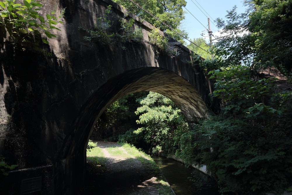 三岐鉄道北勢線　ねじり橋の画像