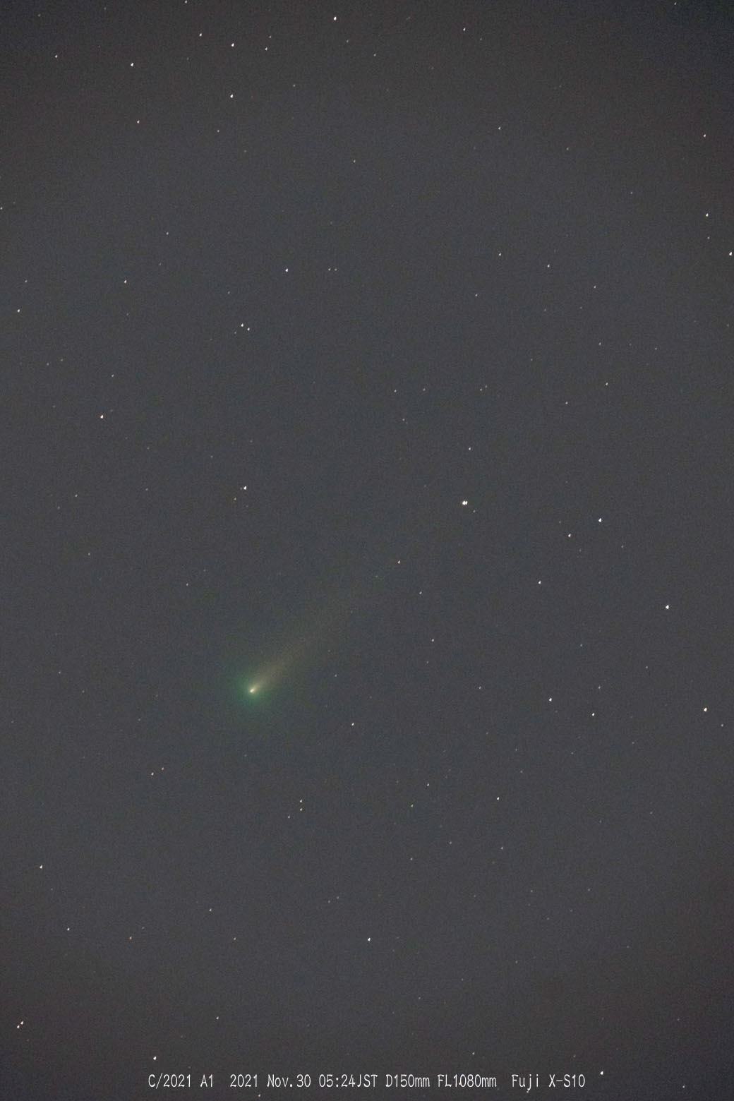 20211130明け方レナード彗星