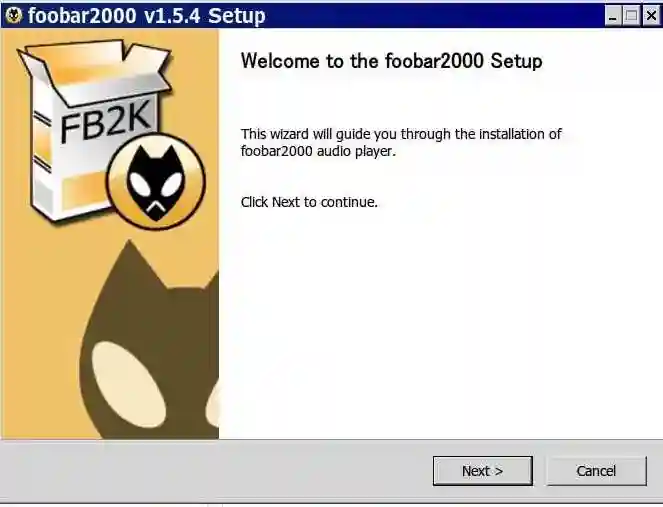 foobar2000セットアップ1