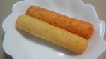 日清食品「カップヌードル」×やおきん「うまい棒」旨辛豚骨味とチリトマトヌードル味