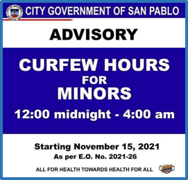 Curfew Minor