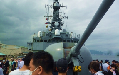 清水みなと祭り2022自衛隊海上保安庁護衛艦巡視艇一般公開海上自衛隊DD-154「あまぎり」あさぎり型護衛艦4番艦