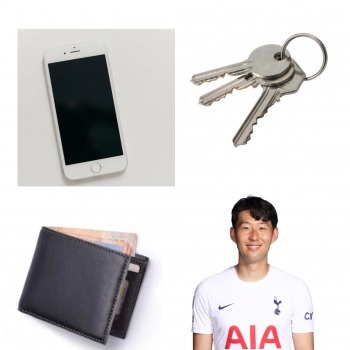 Tomiyasu was asked to empty his pockets, this is what was inside