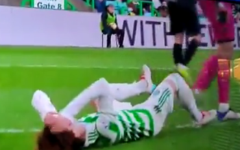 gave Celtic a penalty and red card for this Kyogo