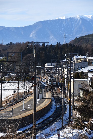 2022年1月2日撮影　飯田線は伊那新町駅　210M　211系を後撃ち