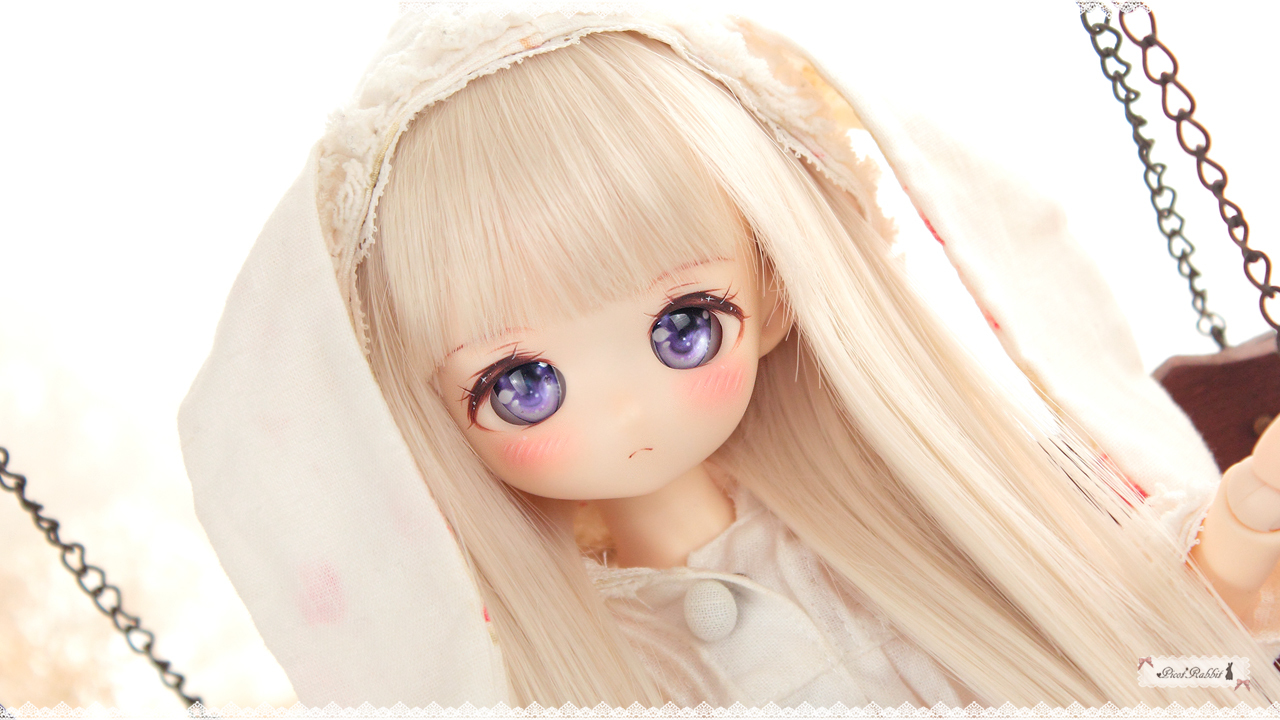 オンラインストア売れ済 Tinyfox 02S- ドール 幼SDサイズ 白巧肌 カスタムヘッド おもちゃ/人形