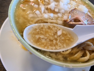 福来亭白山町店　半盛り中華セット　スープ
