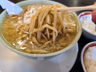 福来亭白山町店　半盛り中華セット　麺