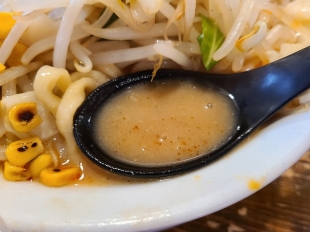 ダルマ食堂　味噌ちゃんタンメン　スープ