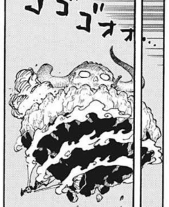 焔雲を引っ張るモモの助(龍) -ワンピース最新考察研究室.1033