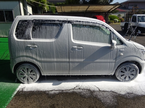 「娘たちが妻の愛車を洗車してくれました！」⑩