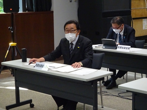「茨城県議会第2回定例会提出議案等説明会・政務調査会」⑥