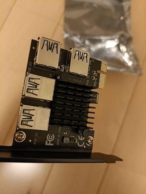 「PCI-E USB3.0拡張カード」