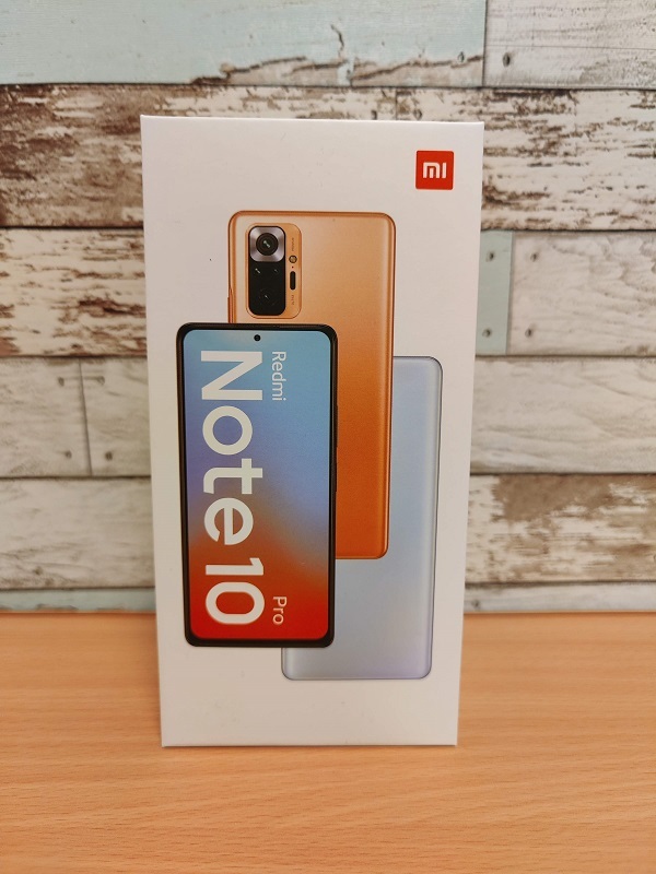 「Xiaomi Redmi Note10 Pro」の外箱